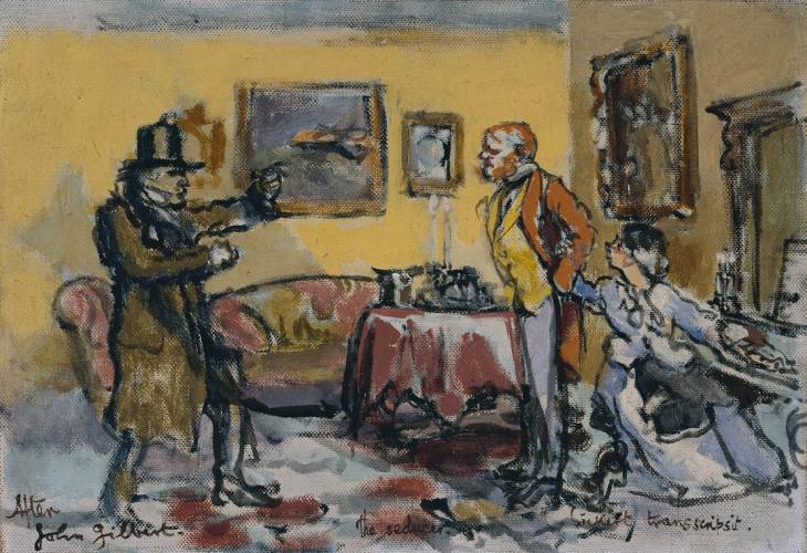 The Seducer (1929) Walter Sickert tablo - Dekolata