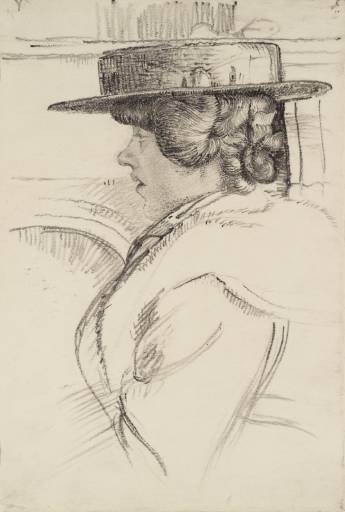 The Straw Hat (1911) Walter Sickert tablo - Dekolata