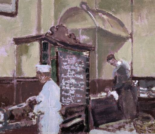 The Tottenham Distillery (1924) Walter Sickert tablo - Dekolata