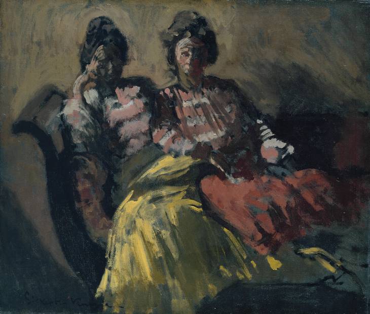 Two Women on a Sofa (1903) Walter Sickert tablo - Dekolata