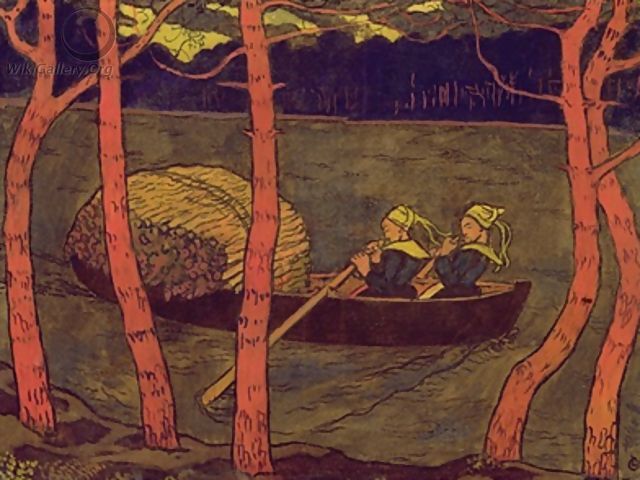 Boatwomen in Brittany Georges Lacombe tablo - Dekolata