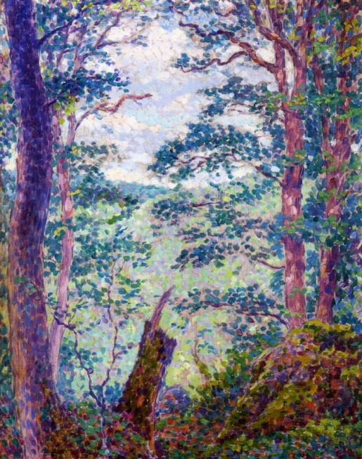 In the Forest (1909) Georges Lacombe tablo - Dekolata