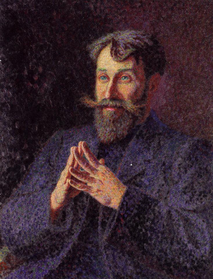 Portrait of Paul Ranson (1904) – Georges Lacombe Tablo