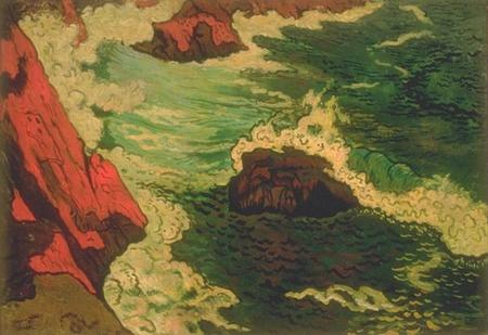 The Gray Sea (1896) Georges Lacombe tablo - Dekolata