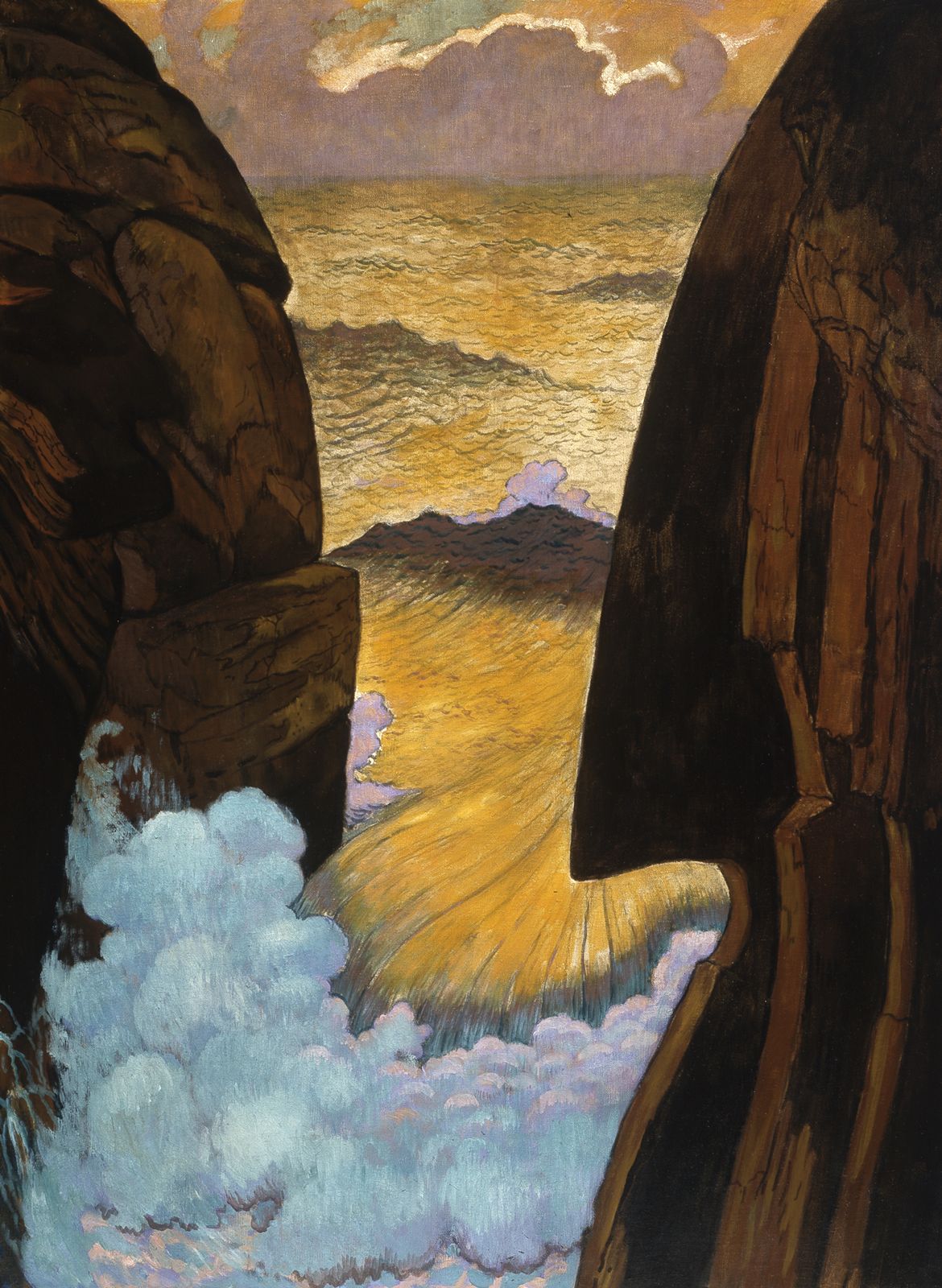 The Green Wave, Vorhor (1896) Georges Lacombe tablo - Dekolata
