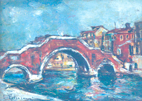 Bridge With Three Arches – Gheorghe Petrașcu Tablo