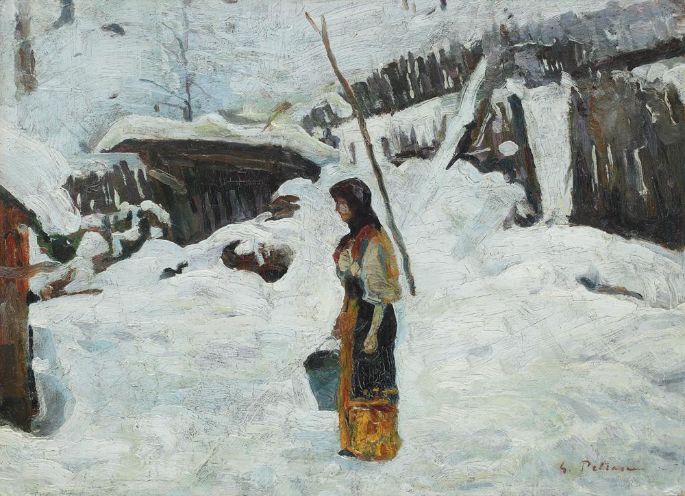 Harsh Winter Gheorghe Petrașcu tablo - Dekolata