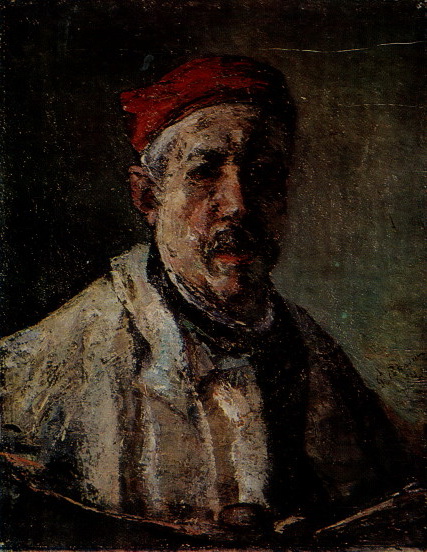 Self Portrait With Red Bonnet (1923) Gheorghe Petrașcu tablo - Dekolata
