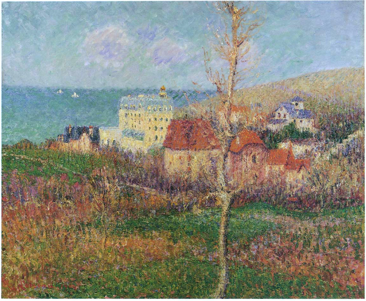 At the Coast of Normandy (1909) – Gustave Loiseau Tablo