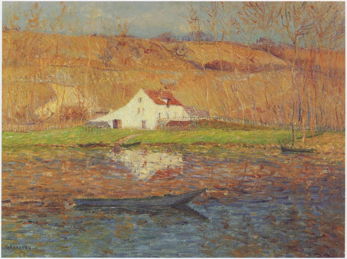 By the Loing River Gustave Loiseau tablo - Dekolata