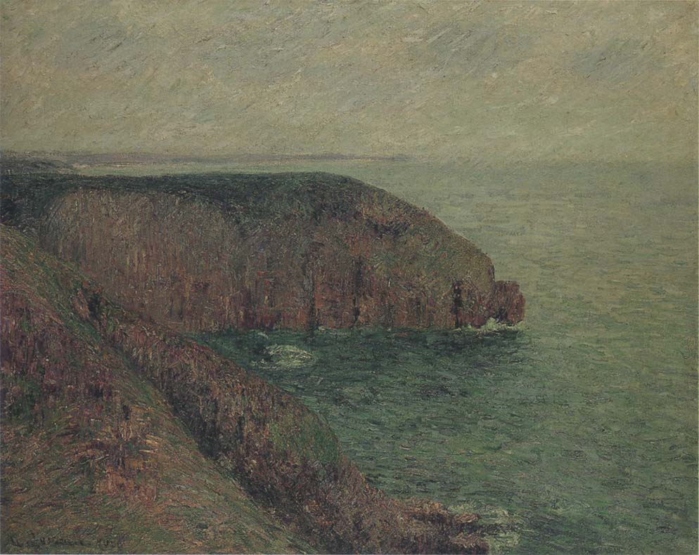 Cliffs at Fecamp (1902) – Gustave Loiseau Tablo