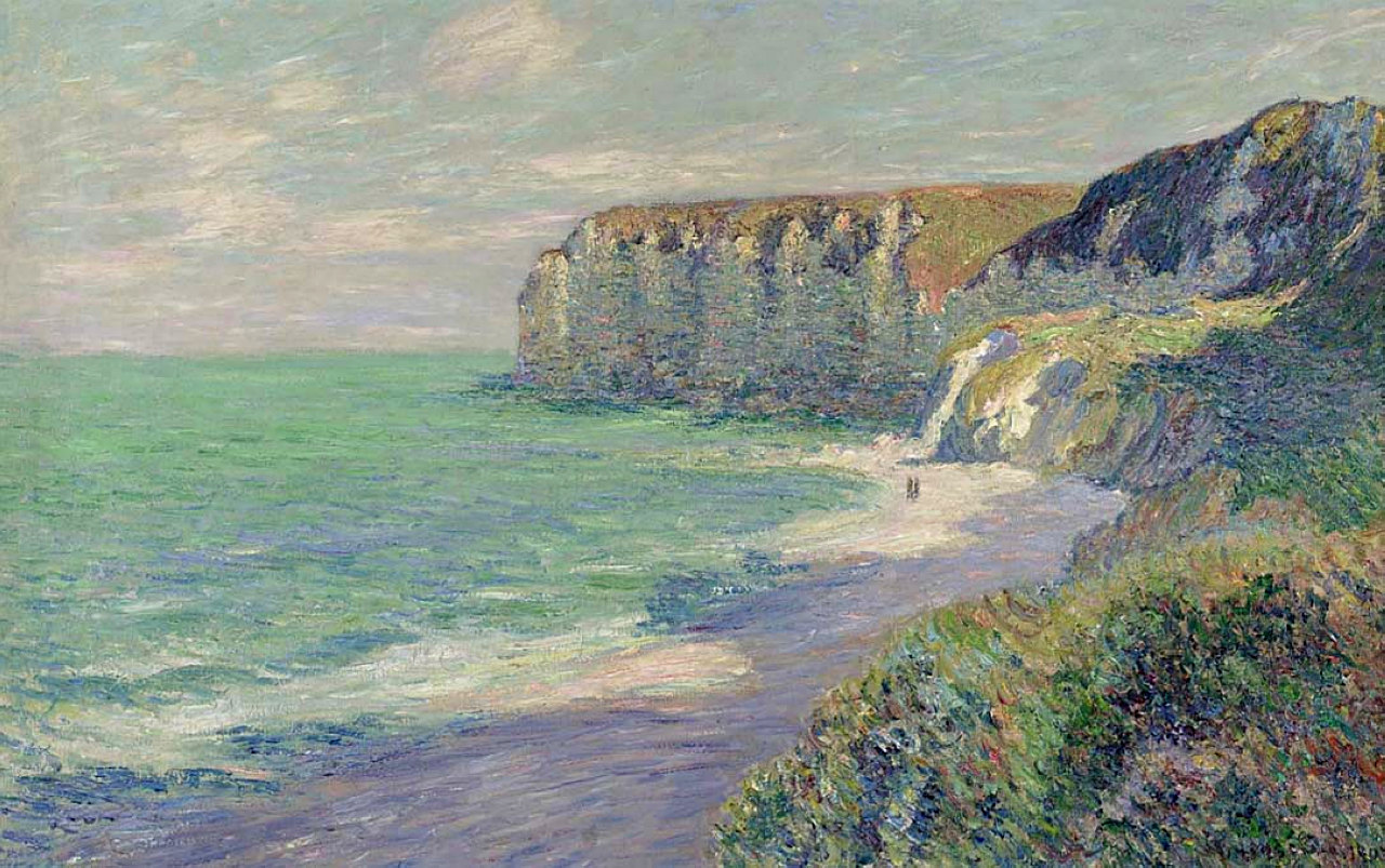 Cliffs at Saint Jouin (1907) Gustave Loiseau tablo - Dekolata