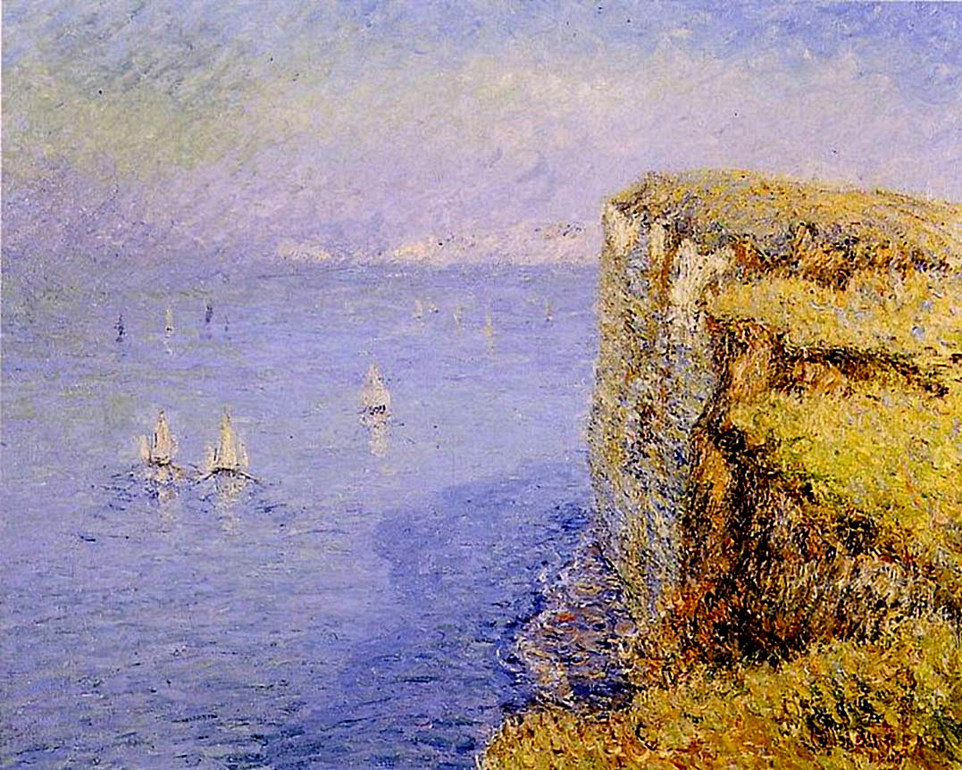 Cliffs by the Sea Gustave Loiseau tablo - Dekolata