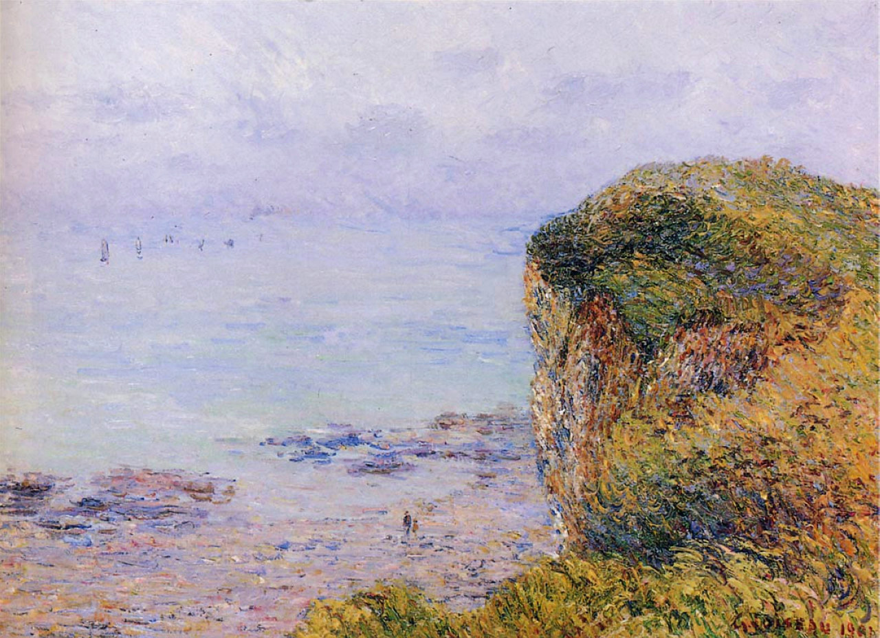 Cliffs of Puy (1901) – Gustave Loiseau Tablo