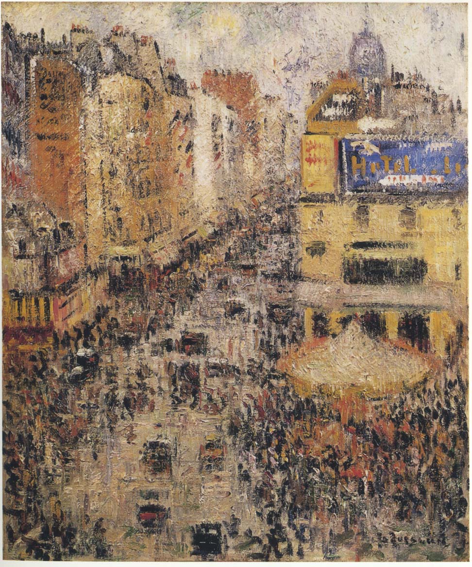 Cligancourt Street Gustave Loiseau tablo - Dekolata