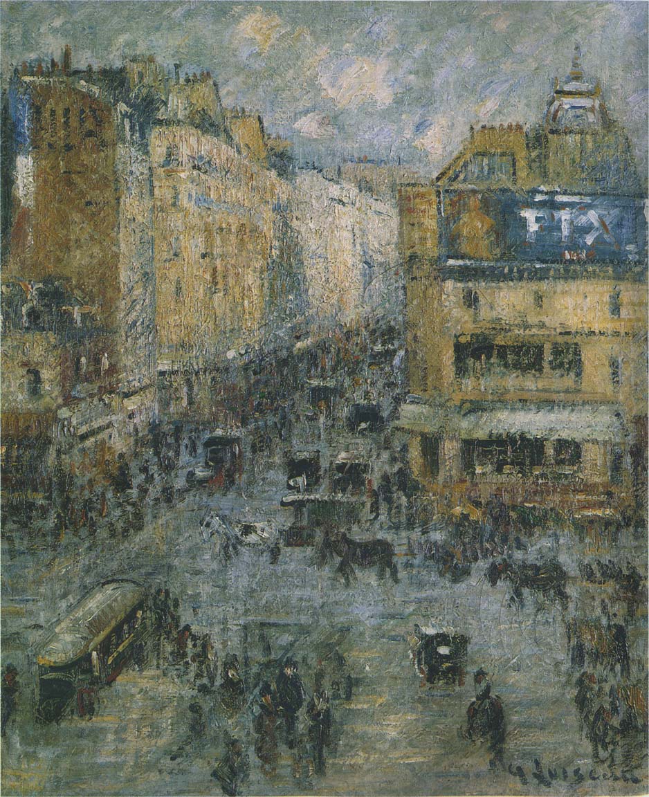 Cligancourt Street in Paris (1924) – Gustave Loiseau Tablo