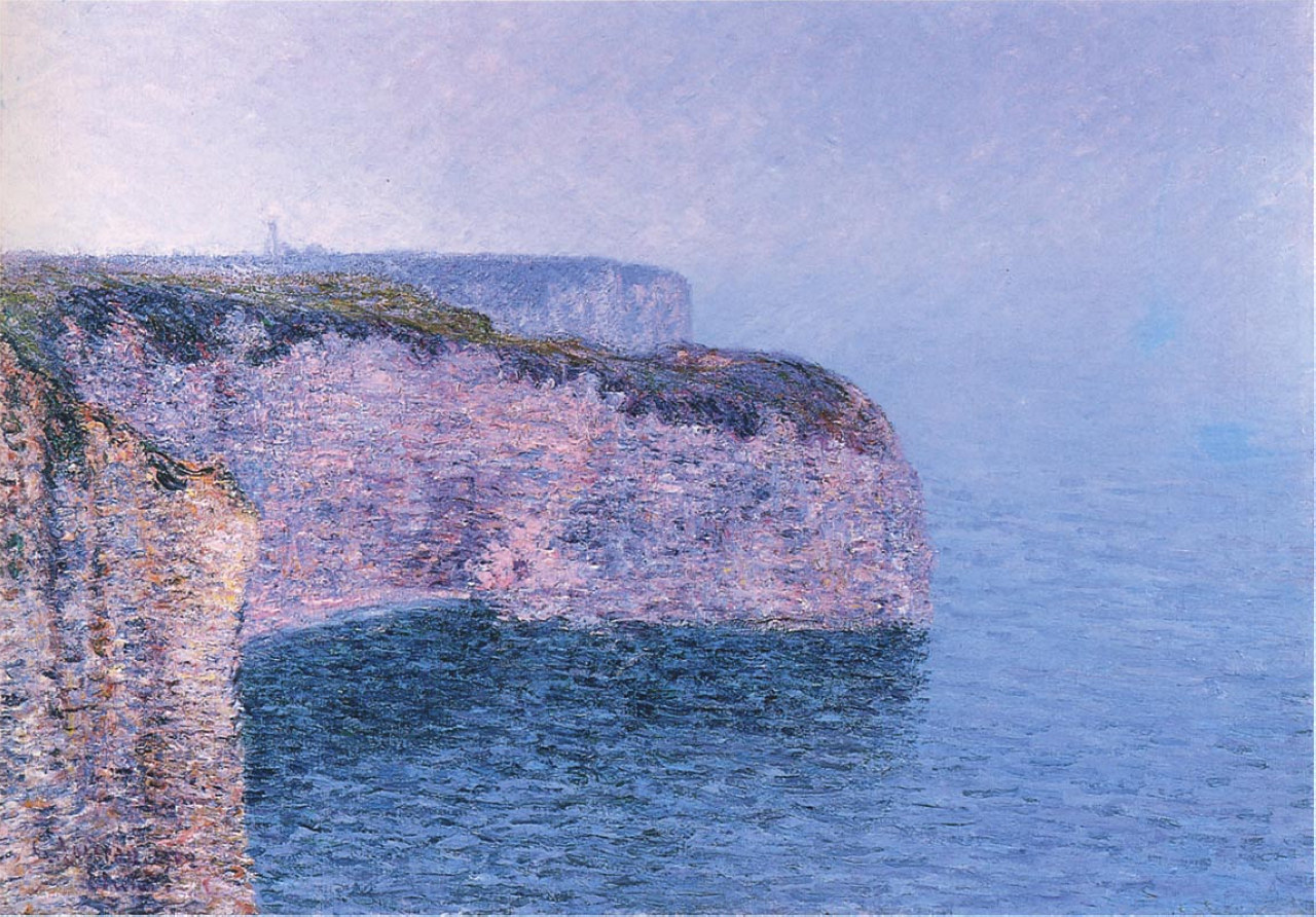 Etretat . The Battery Point. (1902) Gustave Loiseau tablo - Dekolata