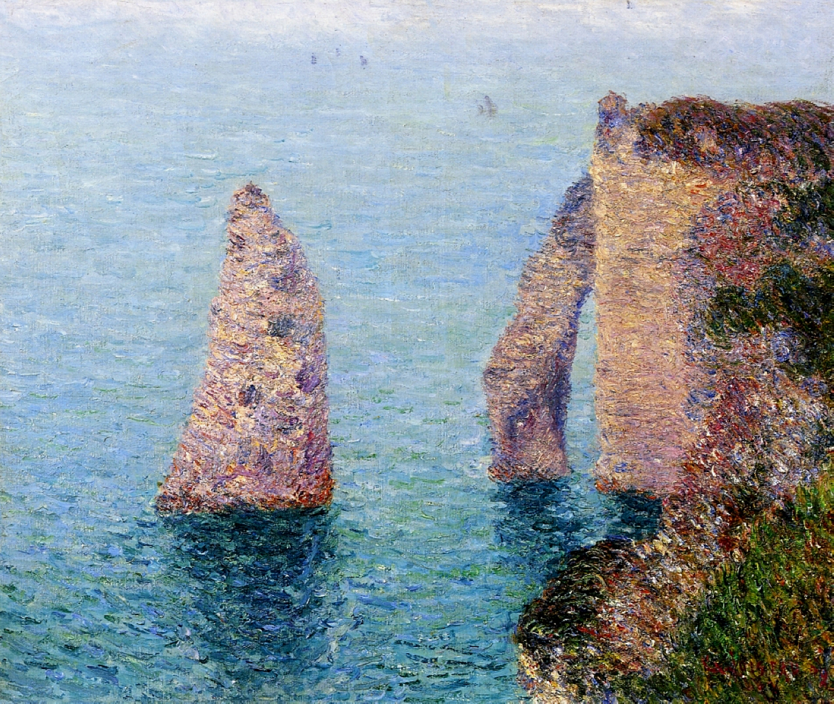 Etretat (1902) Gustave Loiseau tablo - Dekolata