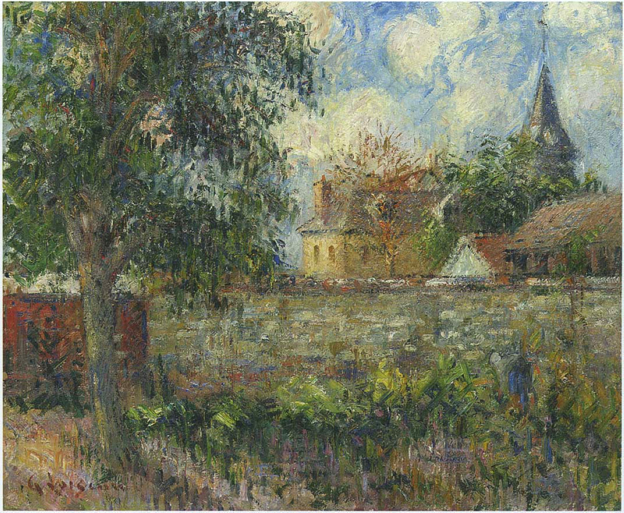 Farm in Normandy Gustave Loiseau tablo - Dekolata