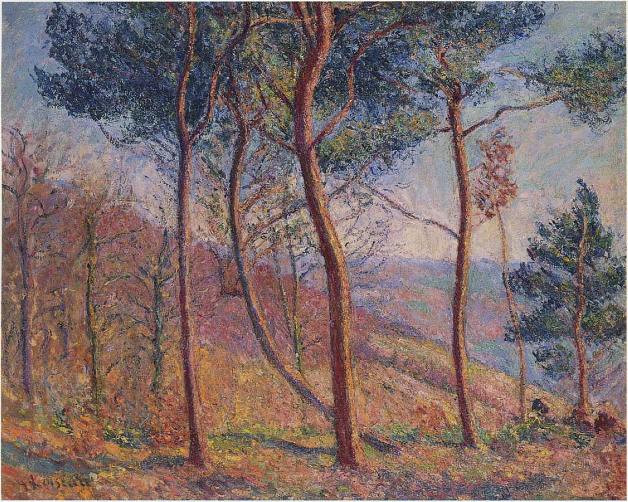 In the Mountains Gustave Loiseau tablo - Dekolata