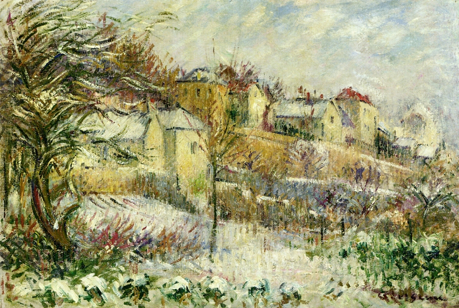 L'Hermitage in Pontoise (1899) Gustave Loiseau tablo - Dekolata