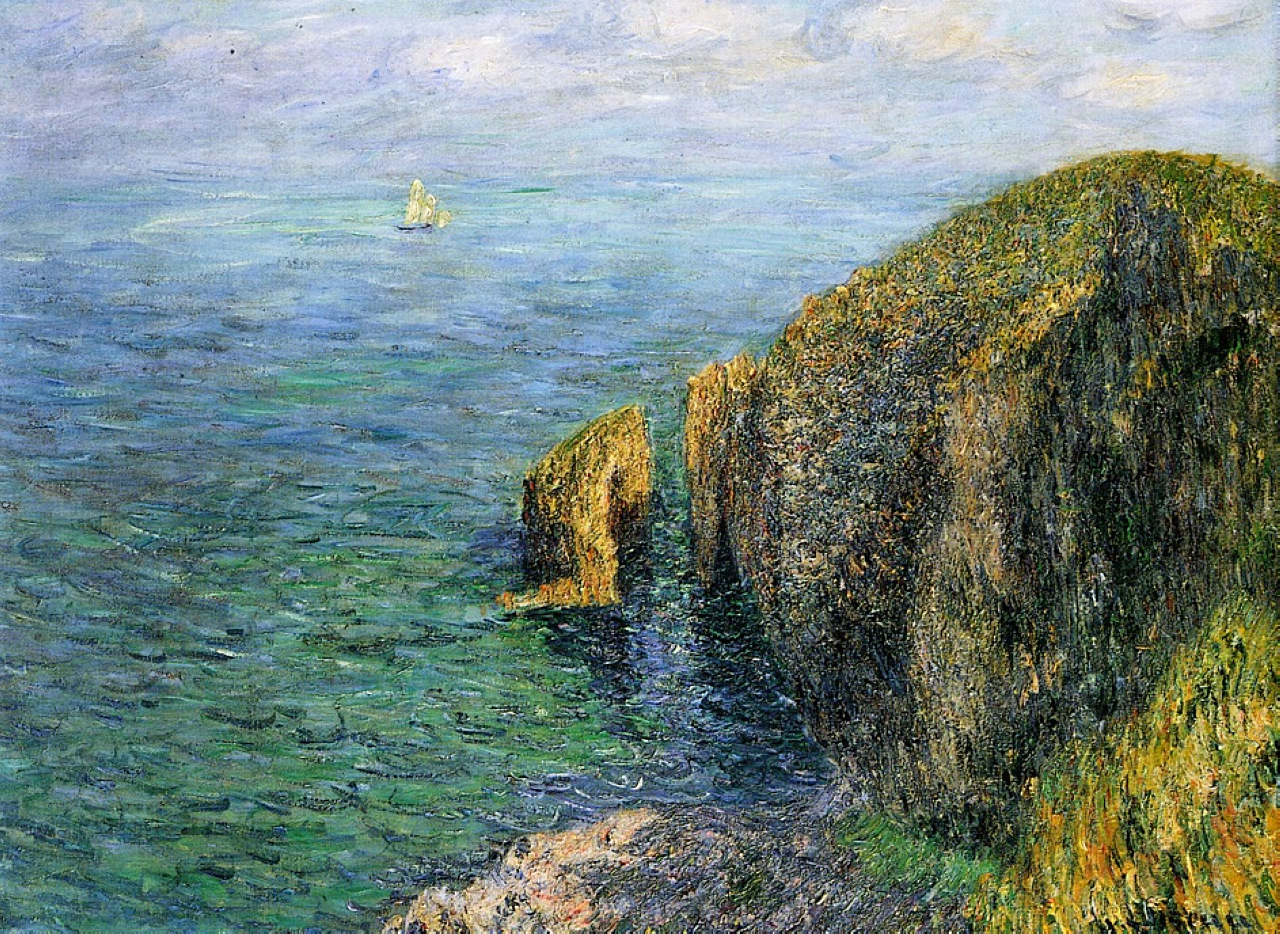 La Banche (1906) Gustave Loiseau tablo - Dekolata