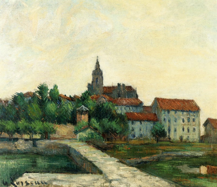 Landscape (1907) Gustave Loiseau tablo - Dekolata