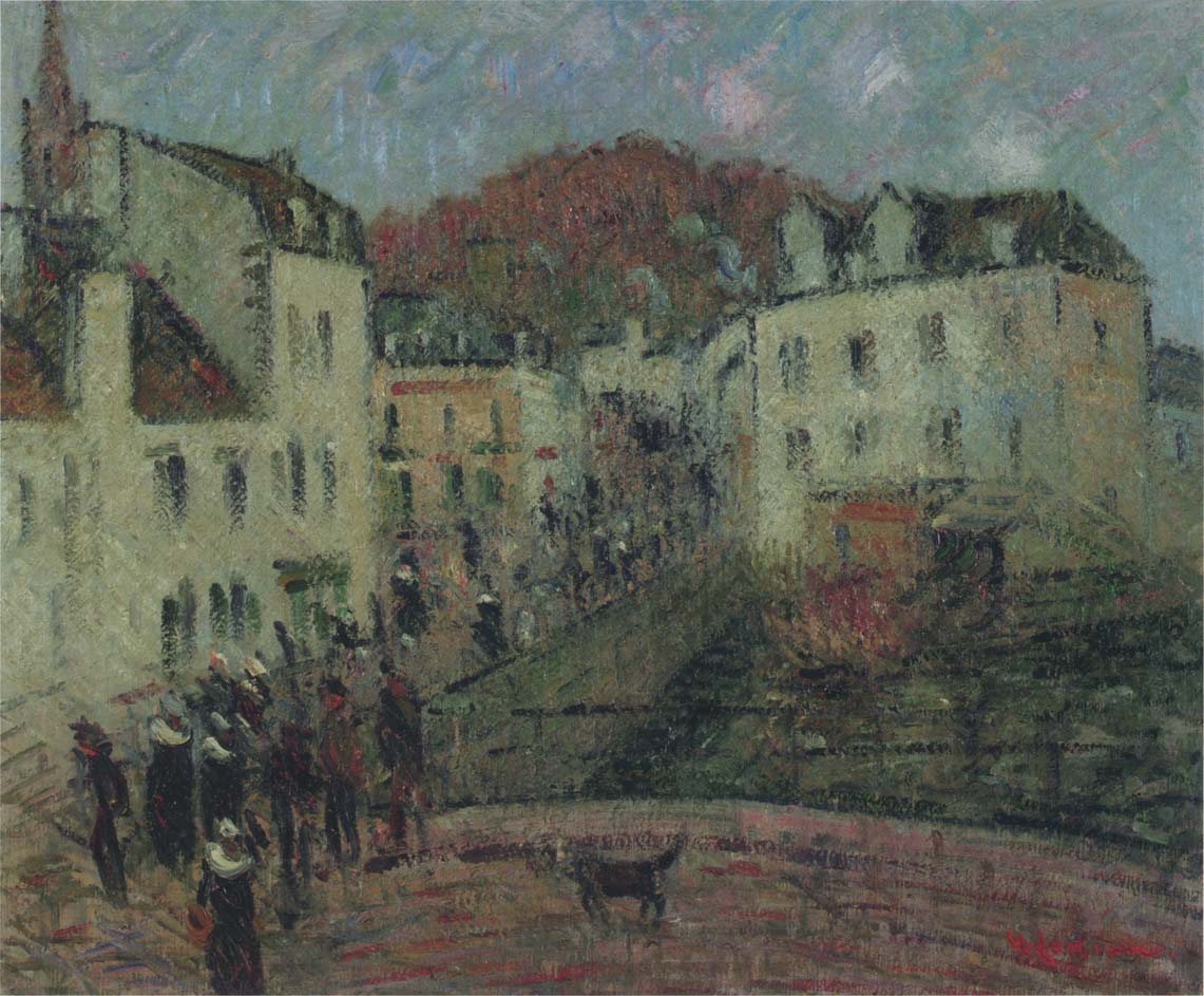 Mill at Pont Aven Gustave Loiseau tablo - Dekolata