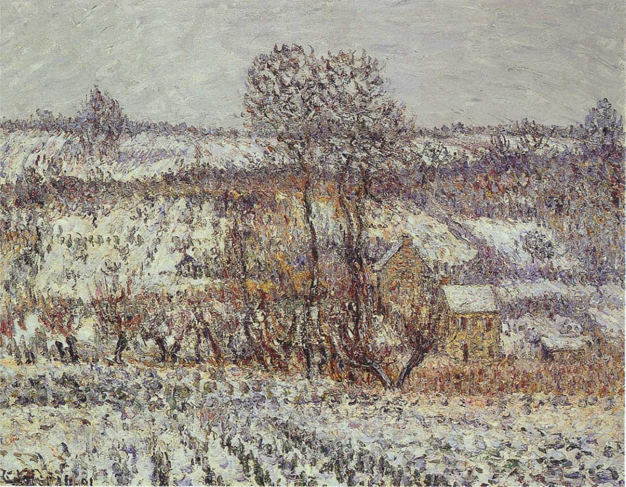 Near Pontoise (1901) – Gustave Loiseau Tablo