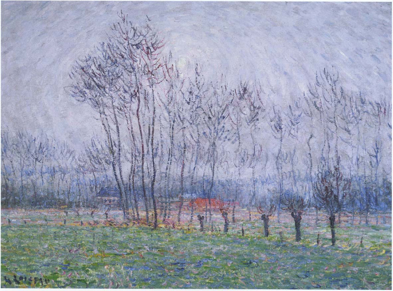 Near Saint Cyr (1895) Gustave Loiseau tablo - Dekolata