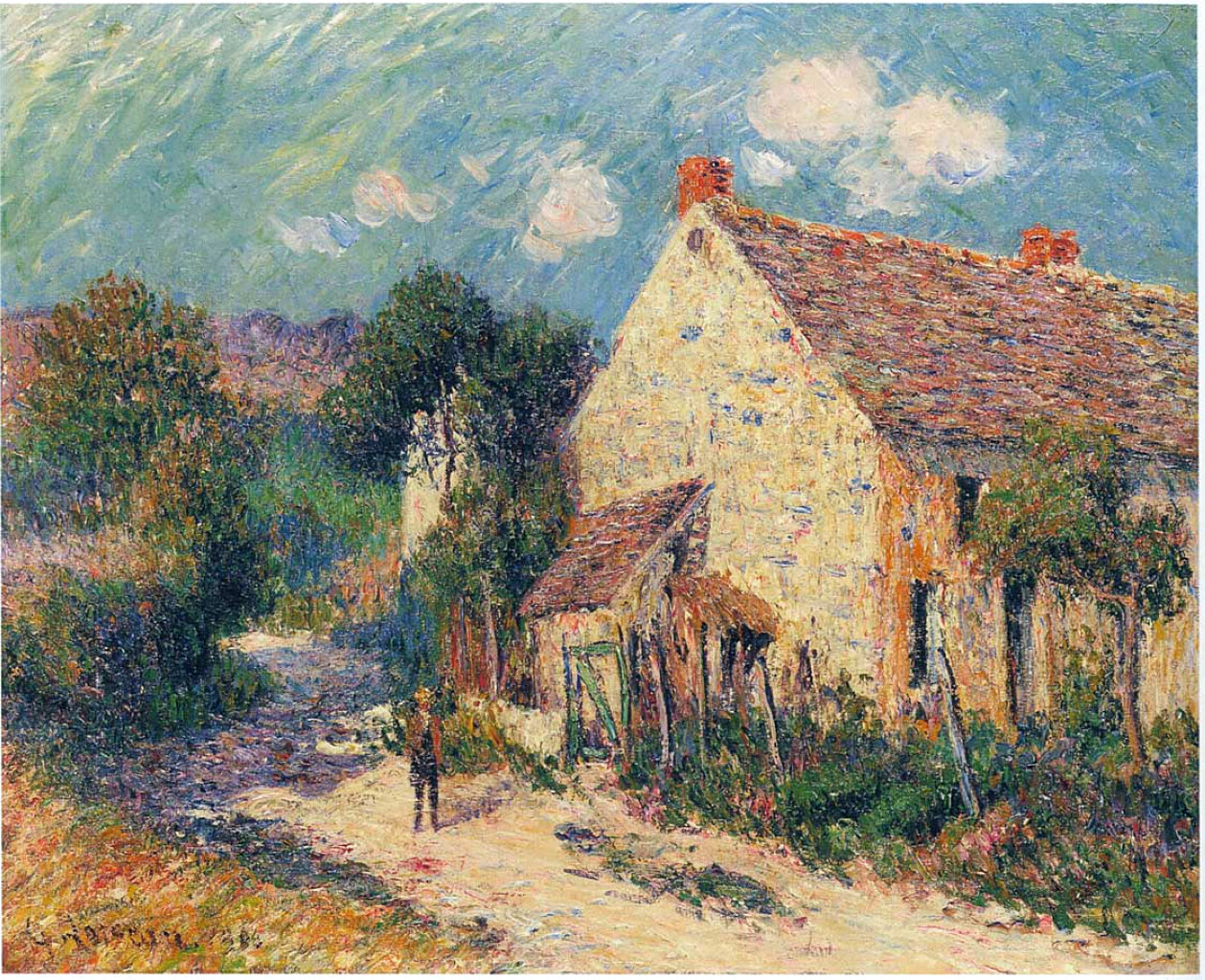 Near the Seine Gustave Loiseau tablo - Dekolata