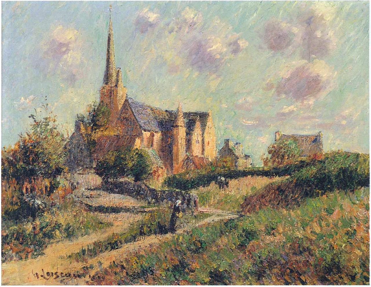 Notre Dame de la Clarte (1909) Gustave Loiseau tablo - Dekolata