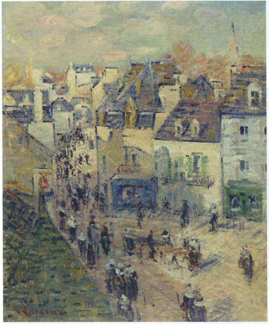 Pont Aven – Gustave Loiseau Tablo