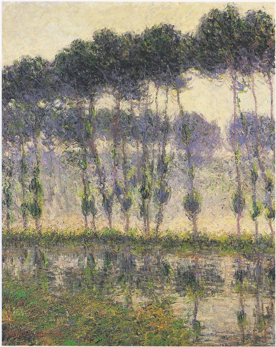 Poplars by the Eau River (1903) Gustave Loiseau tablo - Dekolata