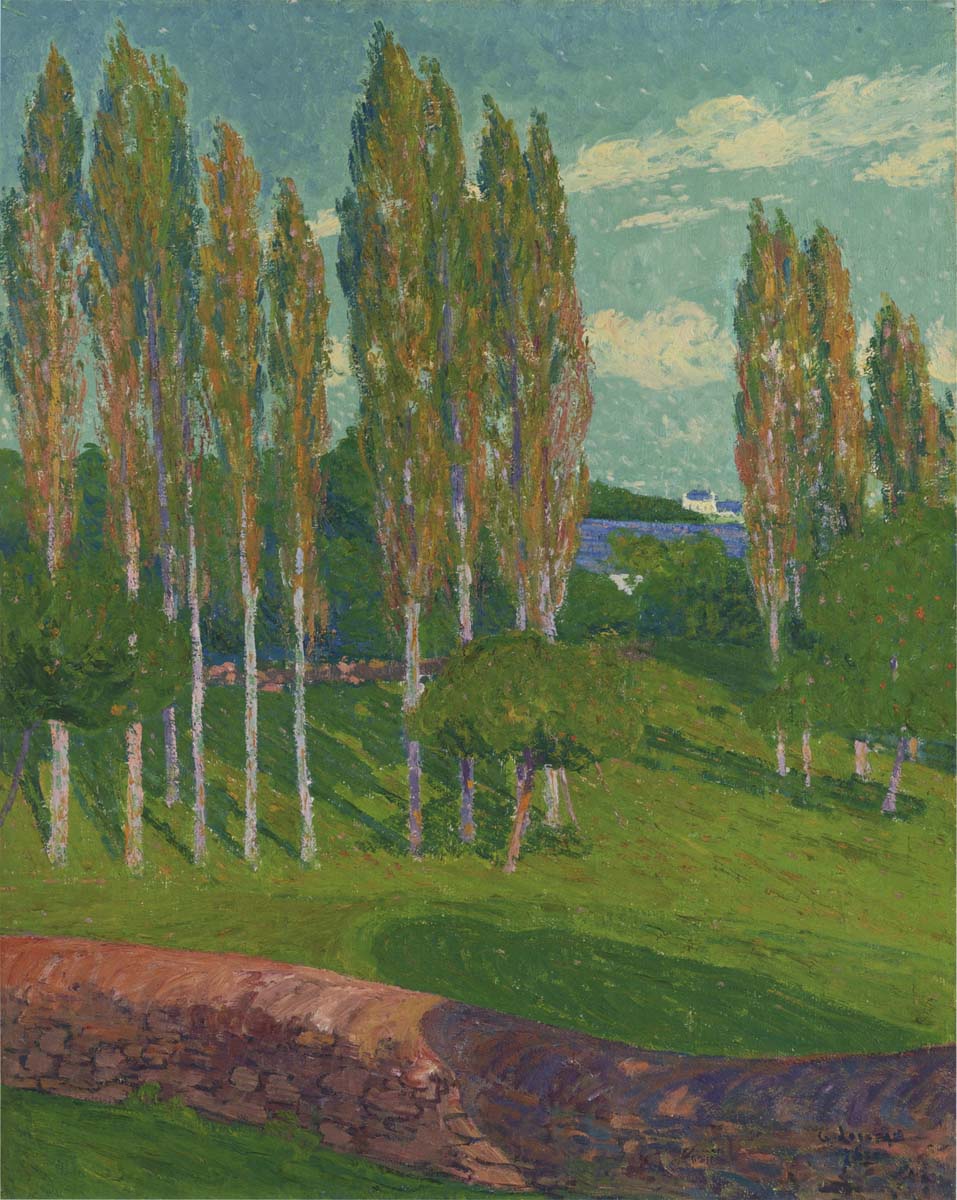 Poplars in Spring Gustave Loiseau tablo - Dekolata