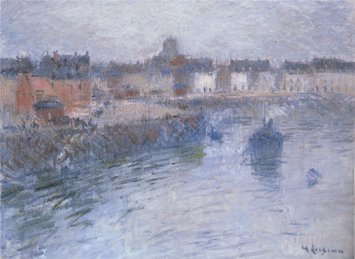 Port of Dieppe Gustave Loiseau tablo - Dekolata