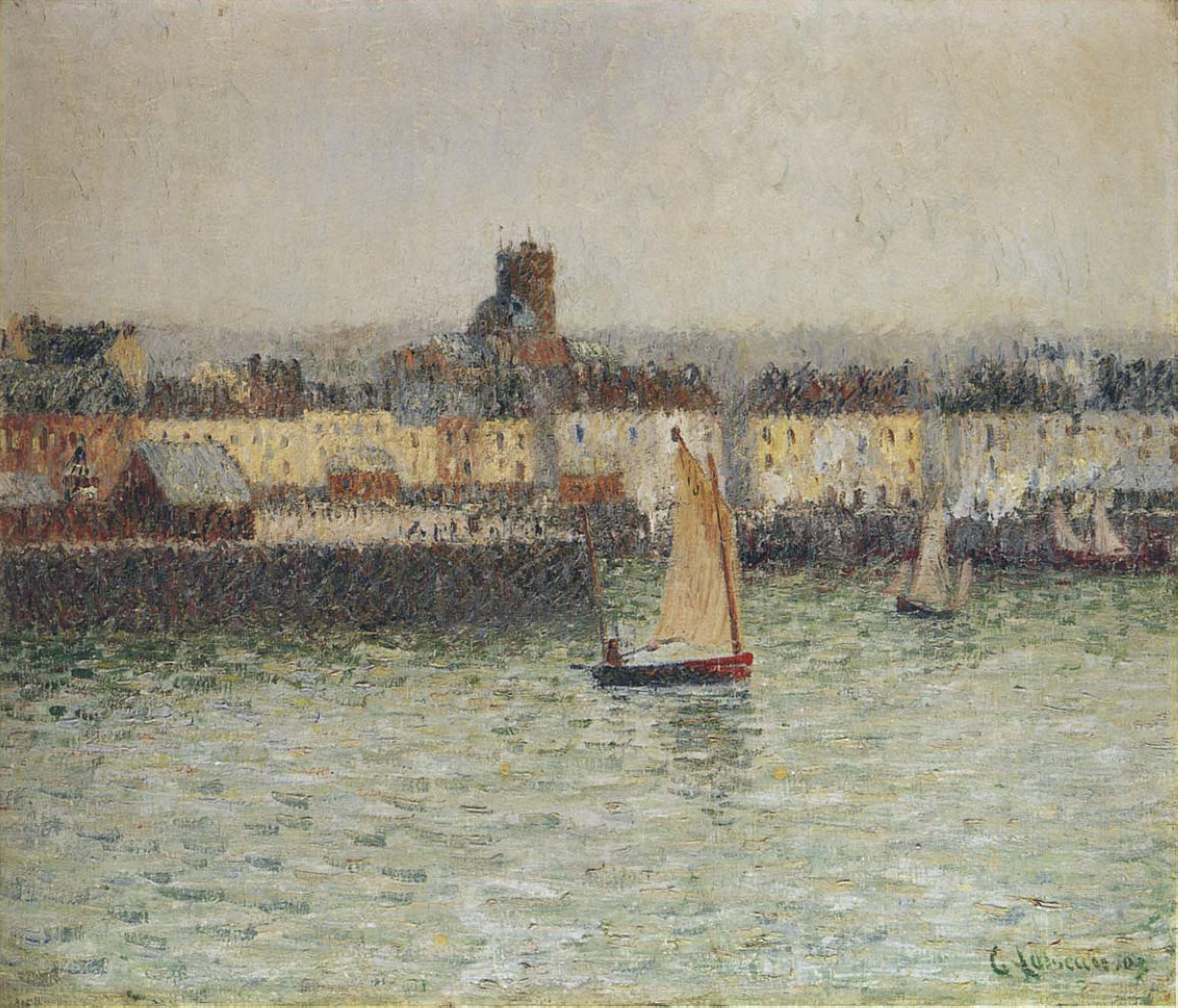 Port of Dieppe (1903) – Gustave Loiseau Tablo