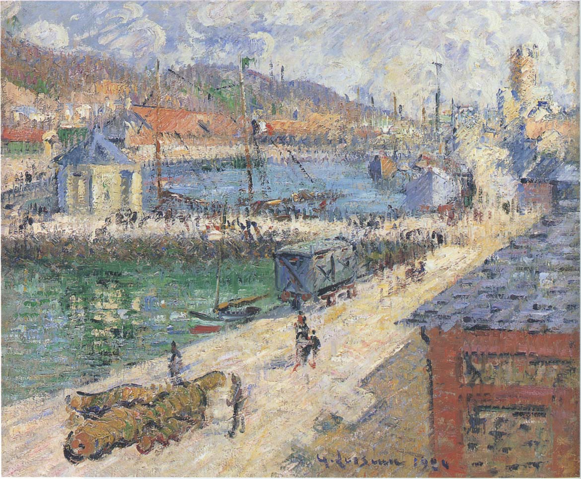 Port of Fecamp (1924) – Gustave Loiseau Tablo