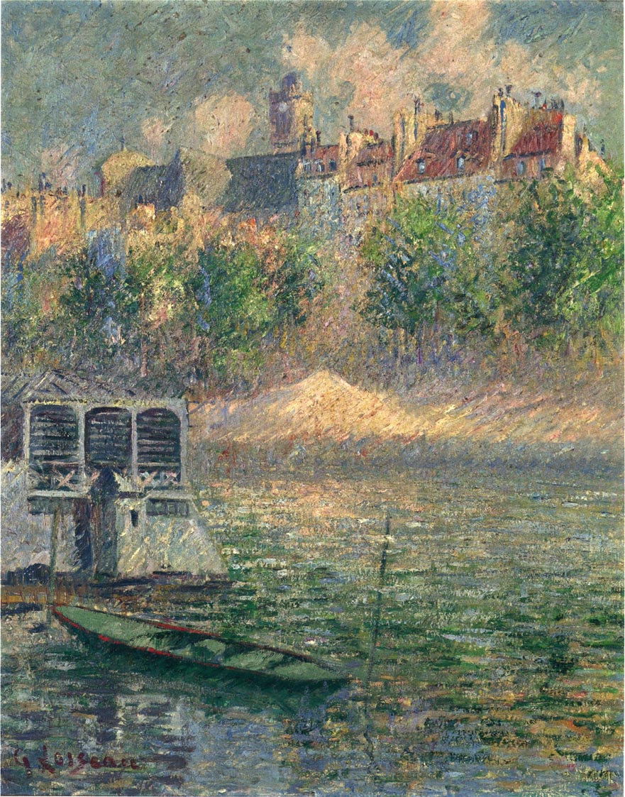 Quay of the Hotel Deville in Paris – Gustave Loiseau Tablo