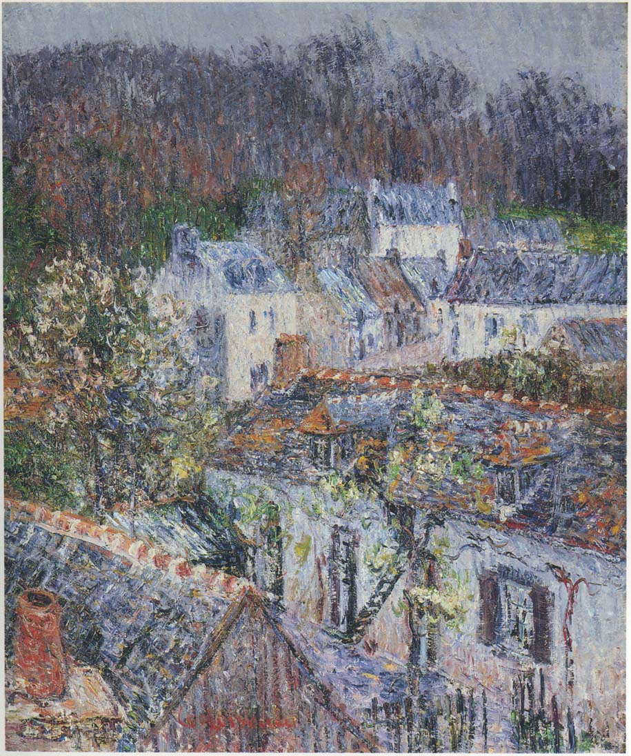 Rain in Pont Aven Gustave Loiseau tablo - Dekolata
