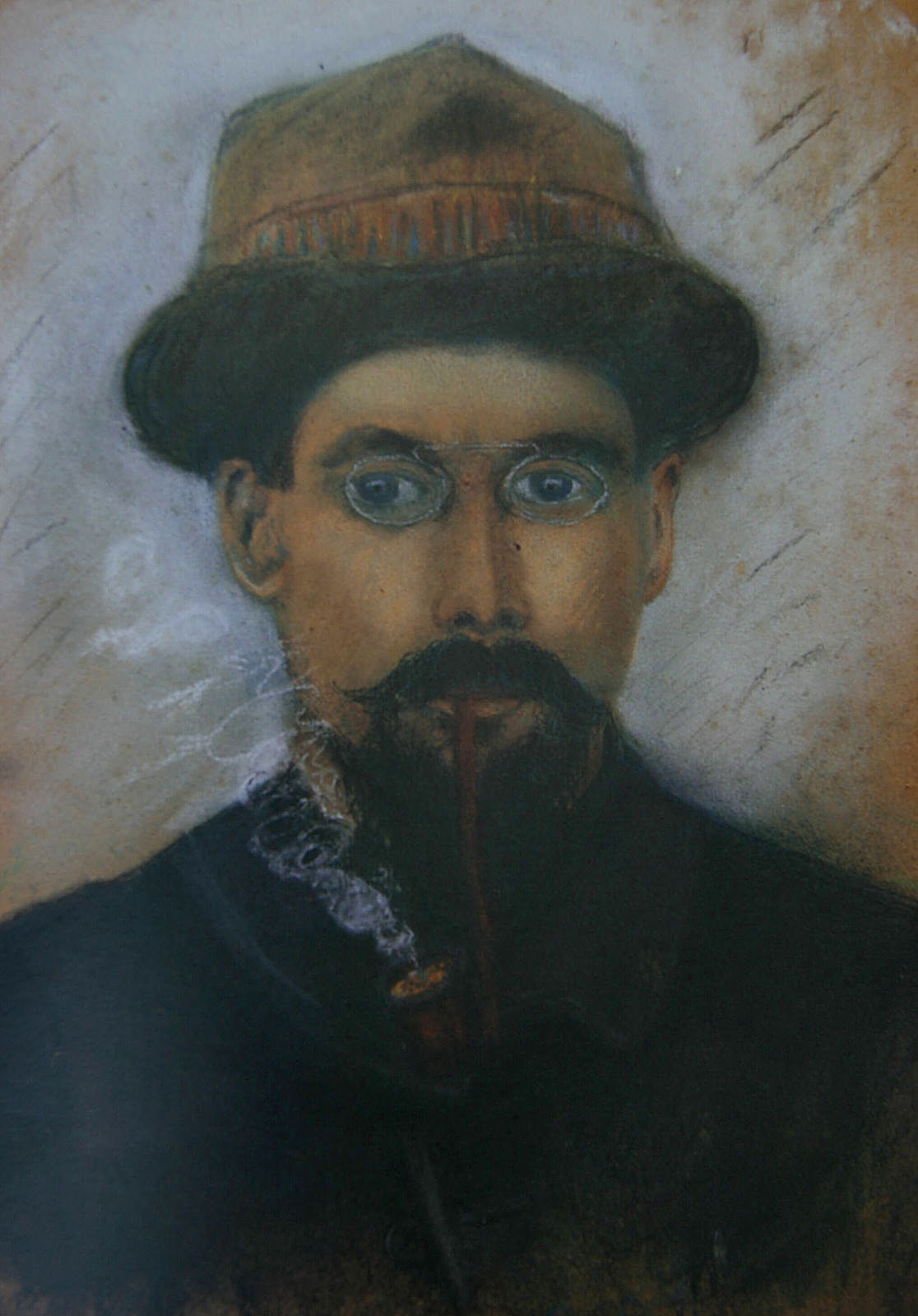 Self portrait Gustave Loiseau tablo - Dekolata