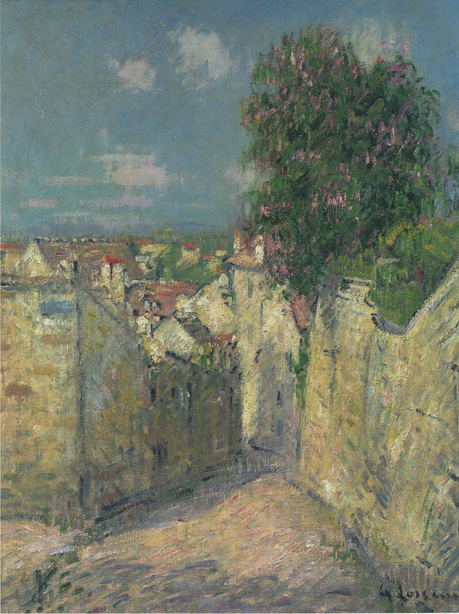 Street in Pontoise Gustave Loiseau tablo - Dekolata