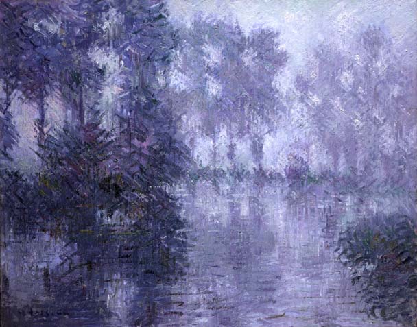 The Banks of the Eure Gustave Loiseau tablo - Dekolata