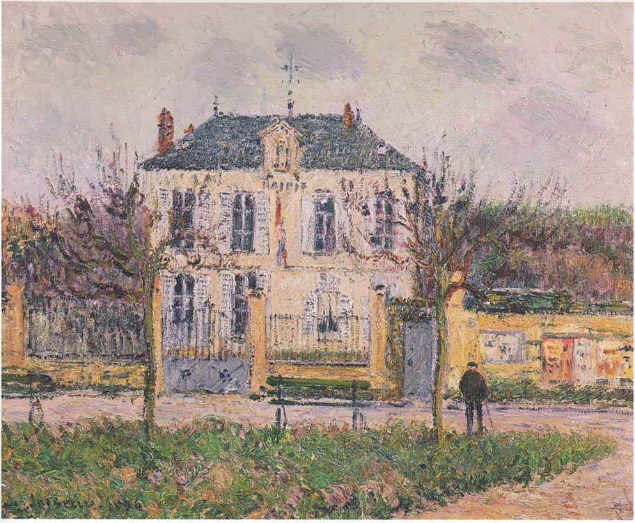 The House (1906) Gustave Loiseau tablo - Dekolata