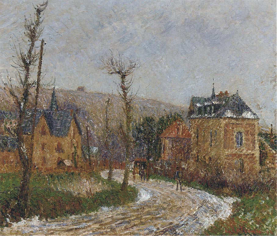 The Road to Dieppe Gustave Loiseau tablo - Dekolata