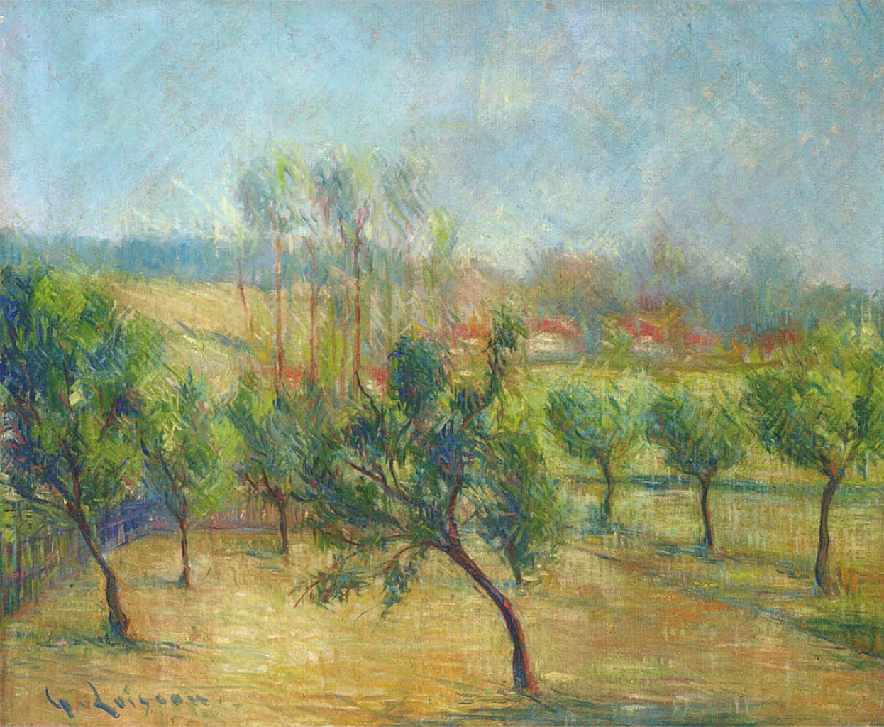 Trees – Gustave Loiseau Tablo