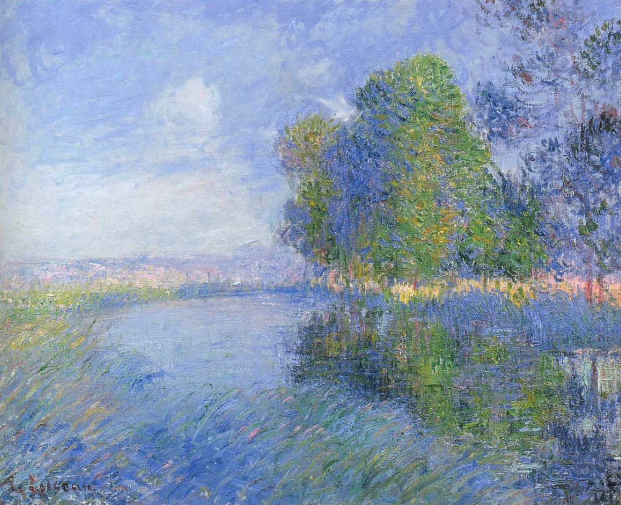Trees in Bloom Gustave Loiseau tablo - Dekolata