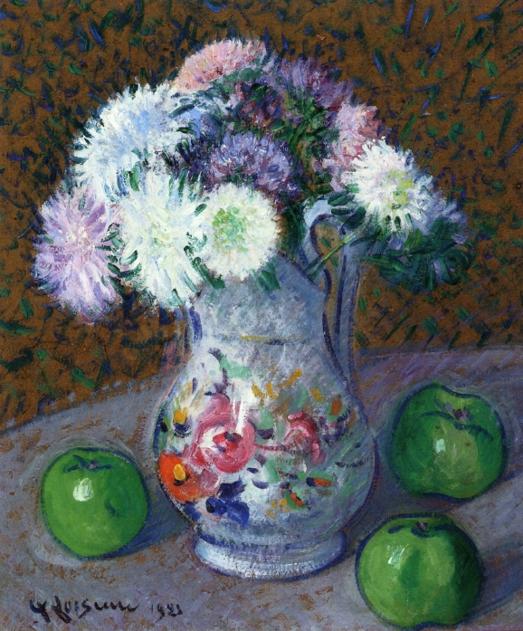 Vase of Flowers (1921) Gustave Loiseau tablo - Dekolata