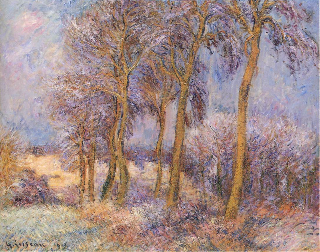 Winter (1913) Gustave Loiseau tablo - Dekolata