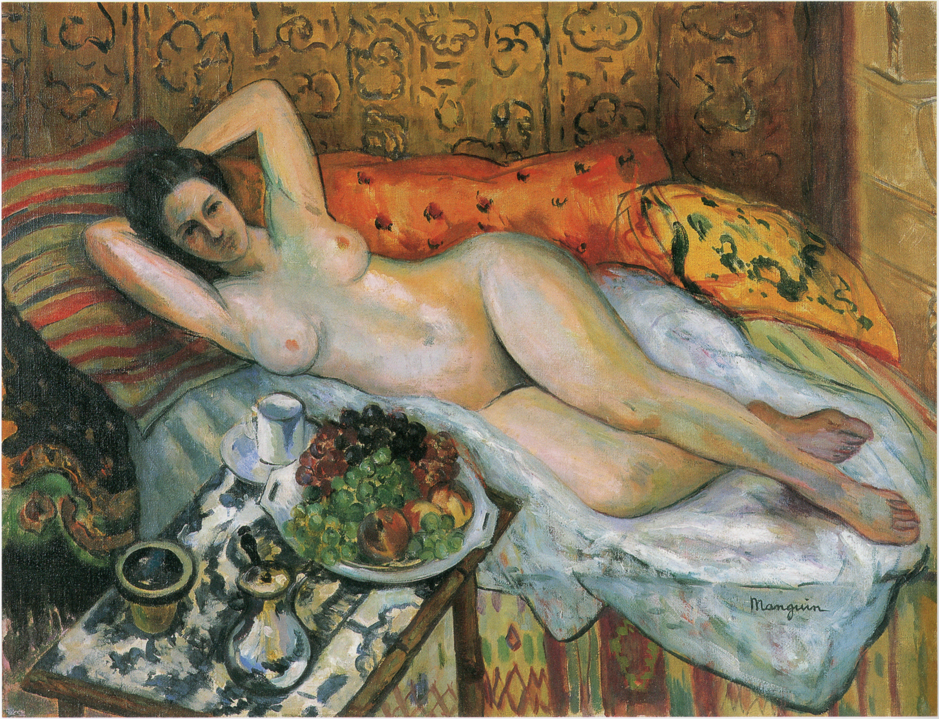 Nude (1922) Henri Manguin tablo - Dekolata